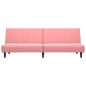 vidaXL Schlafsofa 2-Sitzer Rosa Samt vidaXL Schlafsofa 2-Sitzer Rosa Samt