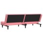 vidaXL Schlafsofa 2-Sitzer Rosa Samt vidaXL Schlafsofa 2-Sitzer Rosa Samt
