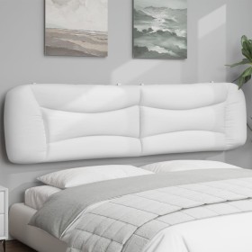vidaXL Kopfteil-Kissen Weiß 200 cm Kunstleder