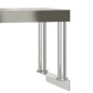 vidaXL Küchen-Arbeitstisch mit Aufsatzboard 110x30x120 cm Edelstahl vidaXL Küchen-Arbeitstisch mit Aufsatzboard 110x30x120 cm Edelstahl