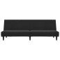 vidaXL Schlafsofa 2-Sitzer Schwarz Samt vidaXL Schlafsofa 2-Sitzer Schwarz Samt