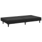 vidaXL Schlafsofa 2-Sitzer Schwarz Samt vidaXL Schlafsofa 2-Sitzer Schwarz Samt