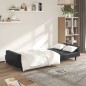 vidaXL Schlafsofa 2-Sitzer Schwarz Kunstleder vidaXL Schlafsofa 2-Sitzer Schwarz Kunstleder