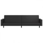 vidaXL Schlafsofa 2-Sitzer Schwarz Kunstleder vidaXL Schlafsofa 2-Sitzer Schwarz Kunstleder