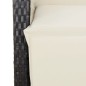 vidaXL 5-tlg. Garten-Essgruppe mit Kissen Schwarz Poly Rattan vidaXL 5-tlg. Garten-Essgruppe mit Kissen Schwarz Poly Rattan