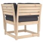 vidaXL 5-tlg. Garten-Lounge-Set mit Kissen Massivholz Kiefer vidaXL 5-tlg. Garten-Lounge-Set mit Kissen Massivholz Kiefer