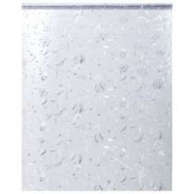 vidaXL Fensterfolie Matt Blumen-Muster 45x500 cm PVC
