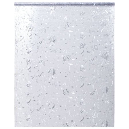vidaXL Fensterfolie Matt Blumen-Muster 45x500 cm PVC