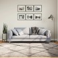 vidaXL Teppich Shaggy Hochflor Modern Beige und Anthrazit 200x200 cm vidaXL Teppich Shaggy Hochflor Modern Beige und Anthrazit 200x200 cm