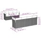 vidaXL 8-tlg. Garten-Sofagarnitur mit Kissen Schwarz Poly Rattan vidaXL 8-tlg. Garten-Sofagarnitur mit Kissen Schwarz Poly Rattan