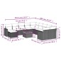 vidaXL 12-tlg. Garten-Sofagarnitur mit Kissen Beige Poly Rattan vidaXL 12-tlg. Garten-Sofagarnitur mit Kissen Beige Poly Rattan