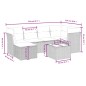 vidaXL 7-tlg. Garten-Sofagarnitur mit Kissen Schwarz Poly Rattan vidaXL 7-tlg. Garten-Sofagarnitur mit Kissen Schwarz Poly Rattan