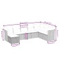 vidaXL 8-tlg. Garten-Sofagarnitur mit Kissen Schwarz Poly Rattan vidaXL 8-tlg. Garten-Sofagarnitur mit Kissen Schwarz Poly Rattan