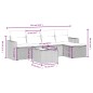 vidaXL 6-tlg. Garten-Sofagarnitur mit Kissen Schwarz Poly Rattan vidaXL 6-tlg. Garten-Sofagarnitur mit Kissen Schwarz Poly Rattan
