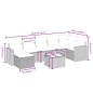 vidaXL 8-tlg. Garten-Sofagarnitur mit Kissen Beige Poly Rattan vidaXL 8-tlg. Garten-Sofagarnitur mit Kissen Beige Poly Rattan