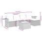 vidaXL 6-tlg. Garten-Sofagarnitur mit Kissen Schwarz Poly Rattan vidaXL 6-tlg. Garten-Sofagarnitur mit Kissen Schwarz Poly Rattan
