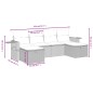 vidaXL 6-tlg. Garten-Sofagarnitur mit Kissen Schwarz Poly Rattan vidaXL 6-tlg. Garten-Sofagarnitur mit Kissen Schwarz Poly Rattan