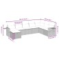 vidaXL 8-tlg. Garten-Sofagarnitur mit Kissen Schwarz Poly Rattan vidaXL 8-tlg. Garten-Sofagarnitur mit Kissen Schwarz Poly Rattan