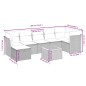 vidaXL 8-tlg. Garten-Sofagarnitur mit Kissen Schwarz Poly Rattan vidaXL 8-tlg. Garten-Sofagarnitur mit Kissen Schwarz Poly Rattan