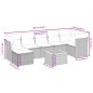 vidaXL 9-tlg. Garten-Sofagarnitur mit Kissen Schwarz Poly Rattan vidaXL 9-tlg. Garten-Sofagarnitur mit Kissen Schwarz Poly Rattan
