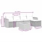 vidaXL 6-tlg. Garten-Sofagarnitur mit Kissen Schwarz Poly Rattan vidaXL 6-tlg. Garten-Sofagarnitur mit Kissen Schwarz Poly Rattan