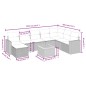 vidaXL 9-tlg. Garten-Sofagarnitur mit Kissen Beige Poly Rattan vidaXL 9-tlg. Garten-Sofagarnitur mit Kissen Beige Poly Rattan