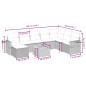 vidaXL 9-tlg. Garten-Sofagarnitur mit Kissen Beige Poly Rattan vidaXL 9-tlg. Garten-Sofagarnitur mit Kissen Beige Poly Rattan
