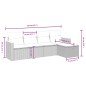 vidaXL 5-tlg. Garten-Sofagarnitur mit Kissen Schwarz Poly Rattan vidaXL 5-tlg. Garten-Sofagarnitur mit Kissen Schwarz Poly Rattan
