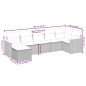 vidaXL 7-tlg. Garten-Sofagarnitur mit Kissen Beige Poly Rattan vidaXL 7-tlg. Garten-Sofagarnitur mit Kissen Beige Poly Rattan