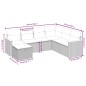 vidaXL 7-tlg. Garten-Sofagarnitur mit Kissen Beige Poly Rattan vidaXL 7-tlg. Garten-Sofagarnitur mit Kissen Beige Poly Rattan