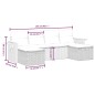 vidaXL 6-tlg. Garten-Sofagarnitur mit Kissen Schwarz Poly Rattan vidaXL 6-tlg. Garten-Sofagarnitur mit Kissen Schwarz Poly Rattan
