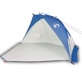 vidaXL Strandzelt Azurblau 268x223x125 cm 185T Taft