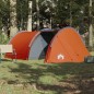 vidaXL Campingzelt 4 Personen Grau & Orange 405x170x106 cm 185T Taft vidaXL Campingzelt 4 Personen Grau & Orange 405x170x106 cm 185T Taft