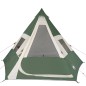 vidaXL Campingzelt 7 Personen Grün 350x350x280 cm 185T Taft vidaXL Campingzelt 7 Personen Grün 350x350x280 cm 185T Taft