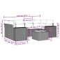 vidaXL 7-tlg. Garten-Sofagarnitur mit Kissen Beige Poly Rattan vidaXL 7-tlg. Garten-Sofagarnitur mit Kissen Beige Poly Rattan