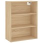 Highboard Sonoma-Eiche 69,5x34x180 cm Holzwerkstoff Highboard Sonoma-Eiche 69,5x34x180 cm Holzwerkstoff
