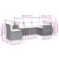 vidaXL 5-tlg. Garten-Sofagarnitur mit Kissen Schwarz Poly Rattan vidaXL 5-tlg. Garten-Sofagarnitur mit Kissen Schwarz Poly Rattan