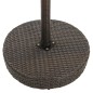 vidaXL 3-tlg. Gartenbar-Set mit Kissen Poly Rattan Braun vidaXL 3-tlg. Gartenbar-Set mit Kissen Poly Rattan Braun