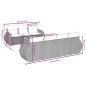 vidaXL 8-tlg. Garten-Sofagarnitur mit Kissen Grau Poly Rattan vidaXL 8-tlg. Garten-Sofagarnitur mit Kissen Grau Poly Rattan