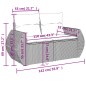 vidaXL 11-tlg. Garten-Sofagarnitur mit Kissen Schwarz Poly Rattan vidaXL 11-tlg. Garten-Sofagarnitur mit Kissen Schwarz Poly Rattan