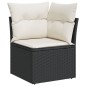 vidaXL 10-tlg. Garten-Sofagarnitur mit Kissen Schwarz Poly Rattan vidaXL 10-tlg. Garten-Sofagarnitur mit Kissen Schwarz Poly Rattan