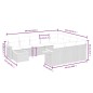 vidaXL 11-tlg. Garten-Sofagarnitur mit Kissen Grau Poly Rattan vidaXL 11-tlg. Garten-Sofagarnitur mit Kissen Grau Poly Rattan