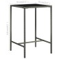 vidaXL 3-tlg. Gartenbar-Set mit Kissen Poly Rattan Grau vidaXL 3-tlg. Gartenbar-Set mit Kissen Poly Rattan Grau