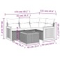 vidaXL 5-tlg. Garten-Sofagarnitur mit Kissen Schwarz Poly Rattan vidaXL 5-tlg. Garten-Sofagarnitur mit Kissen Schwarz Poly Rattan