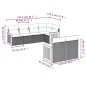 vidaXL 7-tlg. Garten-Sofagarnitur mit Kissen Beige Poly Rattan vidaXL 7-tlg. Garten-Sofagarnitur mit Kissen Beige Poly Rattan