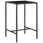vidaXL 3-tlg. Gartenbar-Set Poly Rattan Braun vidaXL 3-tlg. Gartenbar-Set Poly Rattan Braun