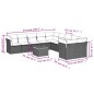 vidaXL 11-tlg. Garten-Sofagarnitur mit Kissen Schwarz Poly Rattan vidaXL 11-tlg. Garten-Sofagarnitur mit Kissen Schwarz Poly Rattan