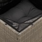 vidaXL 10-tlg. Garten-Sofagarnitur mit Kissen Grau Poly Rattan vidaXL 10-tlg. Garten-Sofagarnitur mit Kissen Grau Poly Rattan