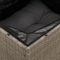 vidaXL 10-tlg. Garten-Sofagarnitur mit Kissen Grau Poly Rattan vidaXL 10-tlg. Garten-Sofagarnitur mit Kissen Grau Poly Rattan