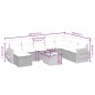 vidaXL 9-tlg. Garten-Sofagarnitur mit Kissen Beige Poly Rattan vidaXL 9-tlg. Garten-Sofagarnitur mit Kissen Beige Poly Rattan